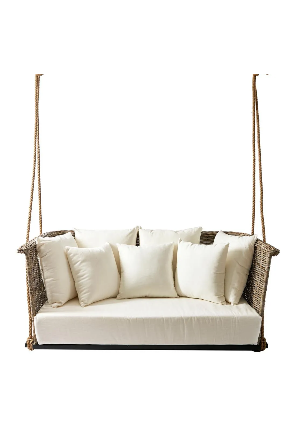 Rustic Rattan Outdoor Hanging Sofa | Rivièra Maison Can Carlos | Dutchfurniture.com