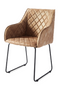 Upholstered Leather Dining Armchair | Rivièra Maison Frisco Drive | Dutchfurniture.com