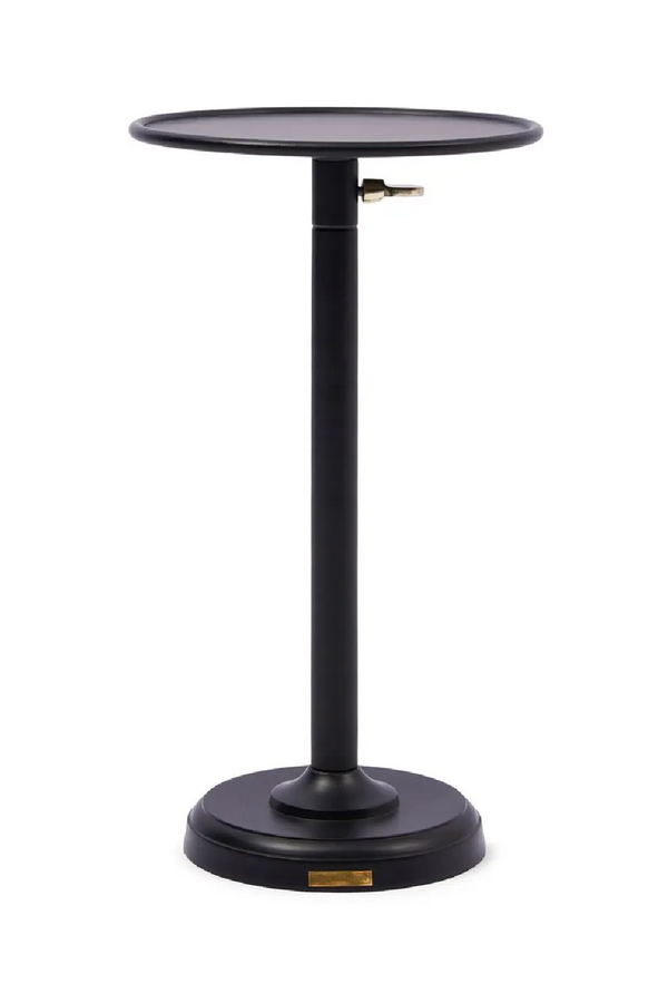 Black Alumium Pedestal End Table | Rivièra Maison Venice | Dutchfurniture.com