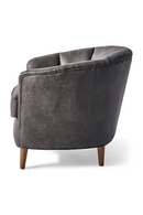 Rounded Leather Armchair | Rivièra Maison Rue Royale | Dutchfurniture.com