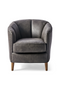 Rounded Leather Armchair | Rivièra Maison Rue Royale | Dutchfurniture.com