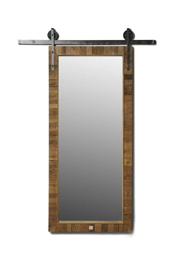 Oak Industrial Style Mirror | Rivièra Maison Markham | Dutchfurniture.com