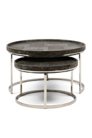 Round Modern Nested Coffee Tables (2) | Rivièra Maison Theodore | Dutchfurniture.com