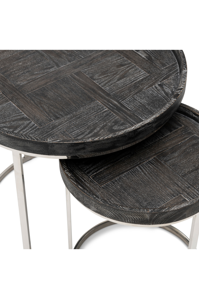 Round Modern Nested End Tables (2) | Rivièra Maison Theodore | Dutchfurniture.com