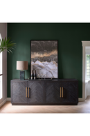 Black Herringbone Sideboard | Rivièra Maison 5th Avenue | Dutchfurniture.com