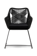 Black Rope Outdoor Dining Armchair | Rivièra Maison Puerto Rico | Oroatrade.com