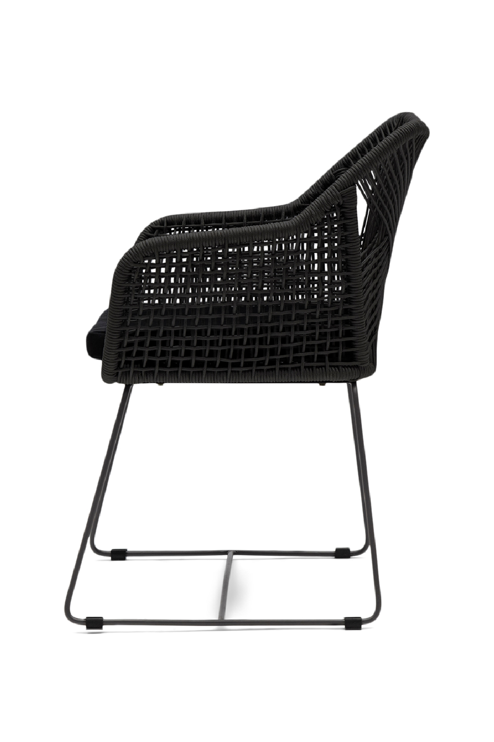 Black Rope Outdoor Dining Armchair | Rivièra Maison Puerto Rico | Oroatrade.com