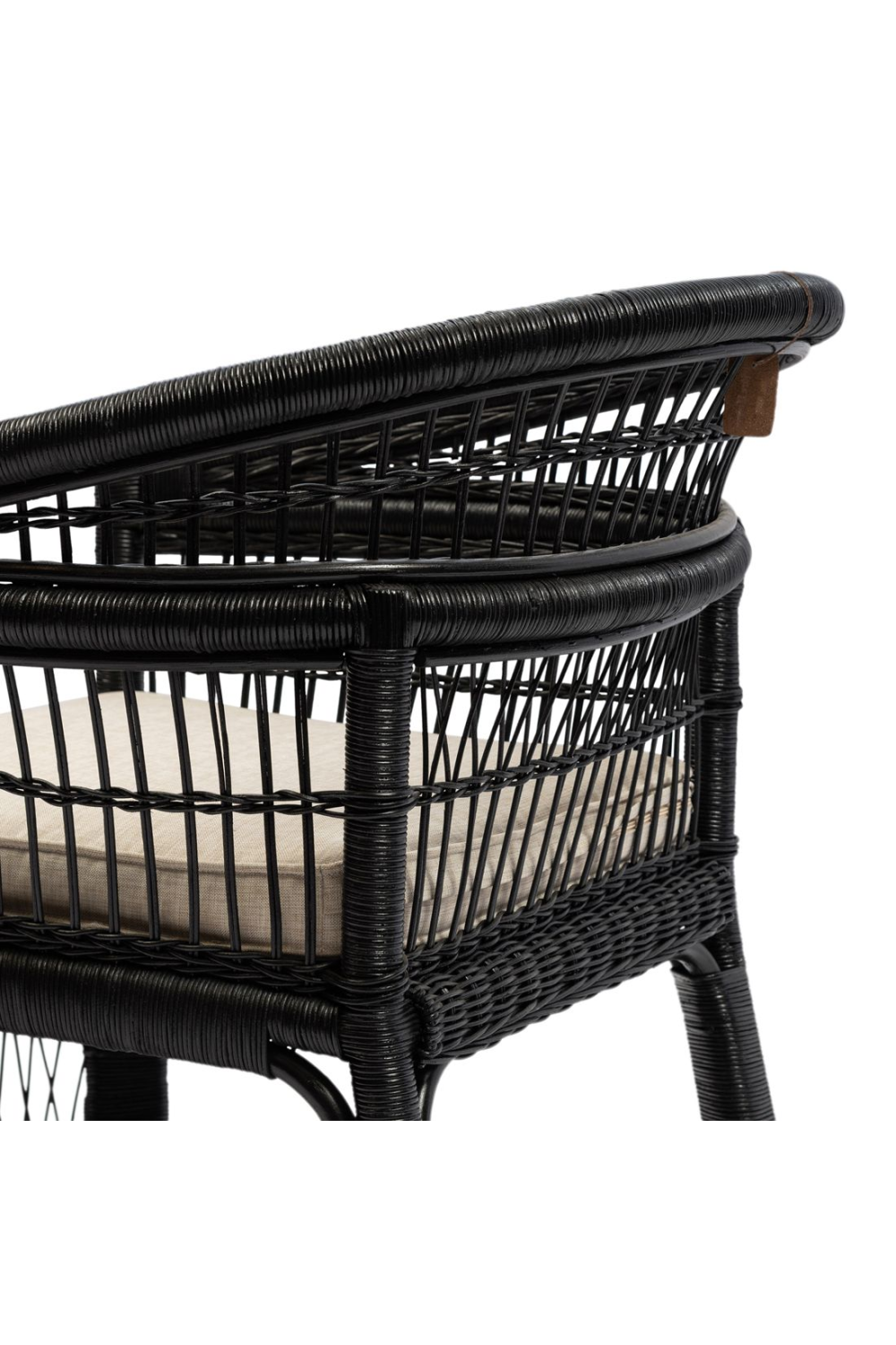 Black Rattan Dining Armchair | Rivièra Maison Victoria Falls | Dutchfurniture.com