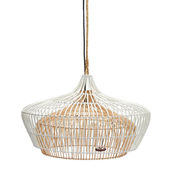 Modern Rattan Hanging Lamp | Rivièra Maison Rustic Double | DutchFurniture.com
