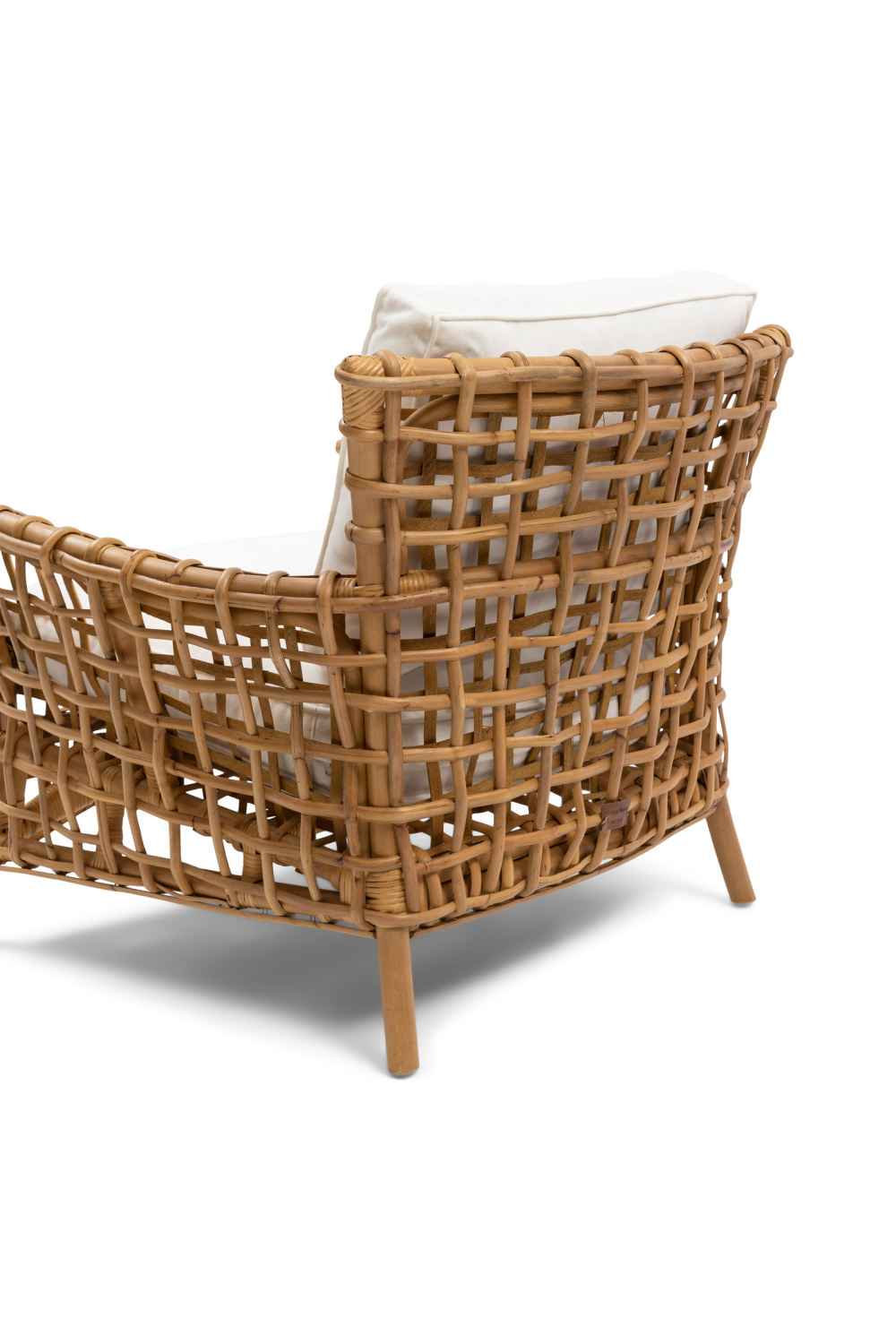 Cushioned Rattan Lounge Armchair | Rivièra Maison Baya | Dutchfurniture.com