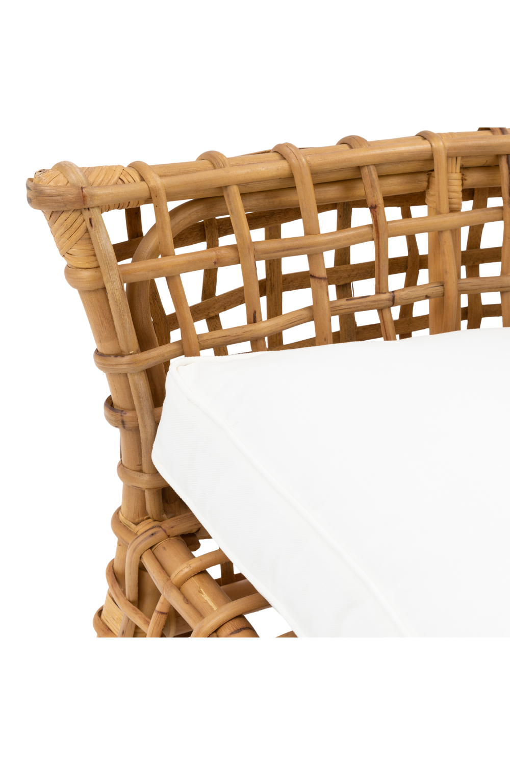 Cushioned Rattan Lounge Armchair | Rivièra Maison Baya | Dutchfurniture.com