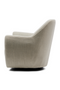 Beige Upholstered Swivel Chair | Rivièra Maison The Jill | Dutchfurniture.com