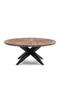 Round Oak Coffee Table | Rivièra Maison Falcon Crest | Dutchfurniture.com