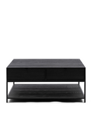 Black Wooden Coffee Table | Rivièra Maison The Bobby | Dutchfurniture.com