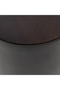 Black Wood Cylindrical End Table | Rivièra Maison Hollywood Hills | Dutchfurniture.com