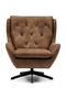 Leather Swivel Armchair | Rivièra Maison The Statesman | Dutchfurniture.com