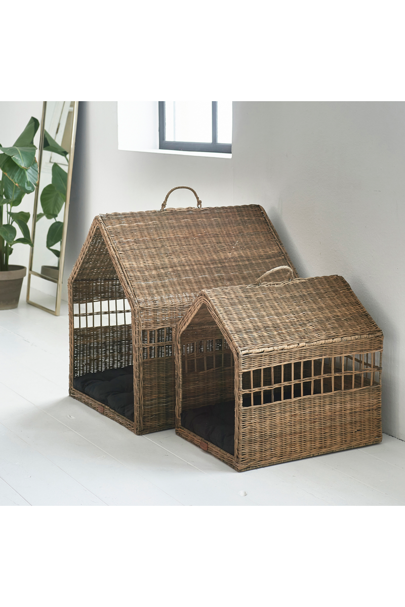 Rustic Rattan Dog Bed | Rivièra Maison Happy Home | Dutchfurniture.com