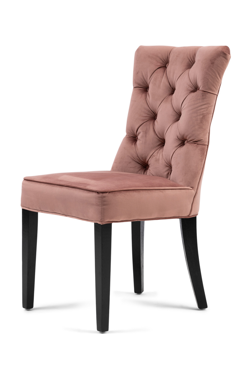 Tufted Pink Velvet Dining Chair | Rivièra Maison Balmoral | Dutchfurniture.com