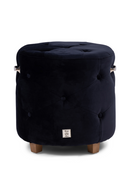 Velvet Upholstered Footstool | Rivièra Maison Bowery | DutchFurniture.com