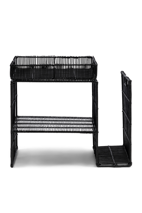Black Rattan Magazine Table | Rivièra Maison Punta Cana | Dutchfurniture.com