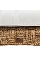 Braided Hyacinth Cushion Footstool | Rivièra Maison Sulawesi | DutchFurniture.com