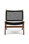 Black Rope Outdoor Lounge Chair | Rivièra Maison El Nido | DutchFurniture.com