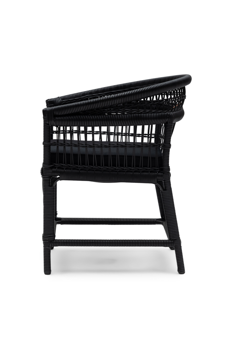 Black Wicker Outdoor Chair | Rivièra Maison Victoria Falls | DutchFurniture.com