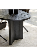 Black Oval Oak Dining Table | Rivièra Maison Sherwood | Dutchfurniture.com