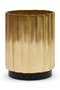 Gold Fluted Wine Cooler | Rivièra Maison Du Palmier | Dutchfurniture.com