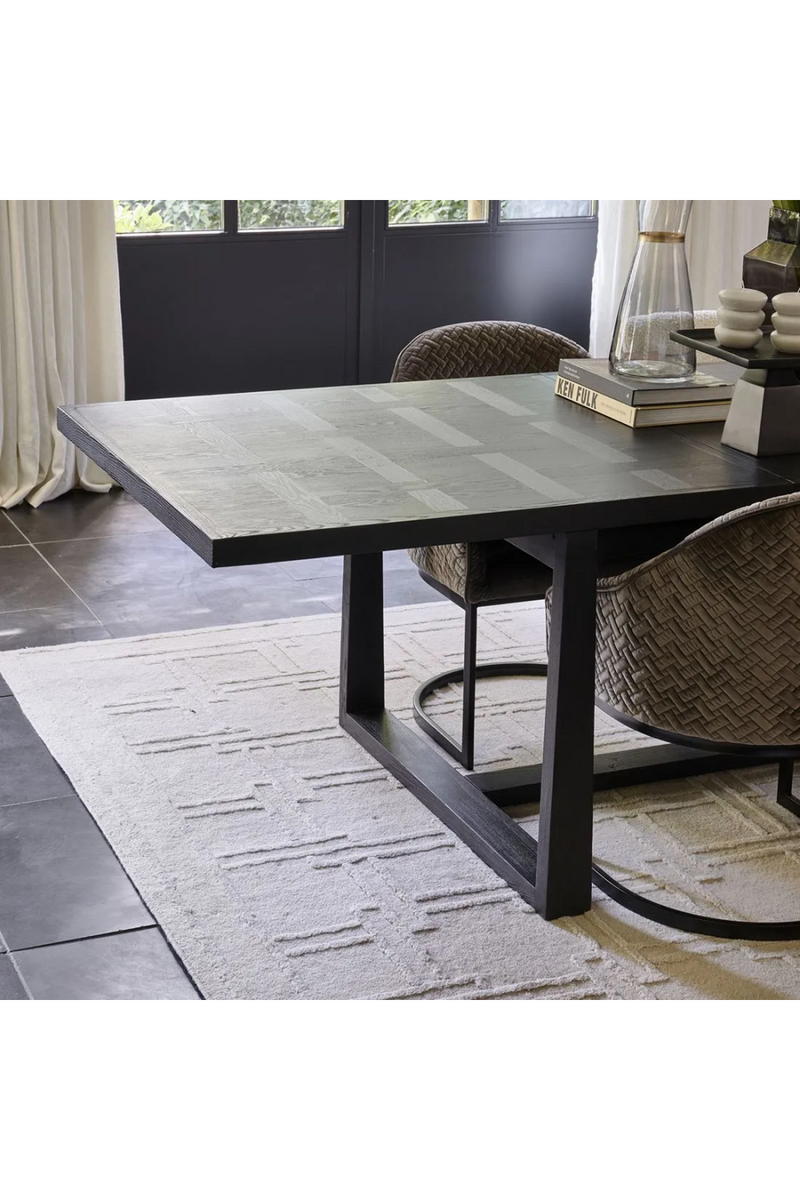 Black Wooden Extendable Dining Table | Rivièra Maison Colombe | Dutchfurniture.com
