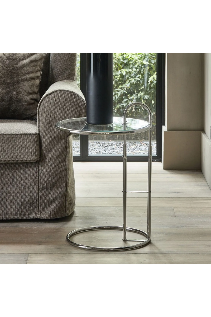 Silver Modern Adjustable End Table | Rivièra Maison Bonham | Dutchfurniture.com