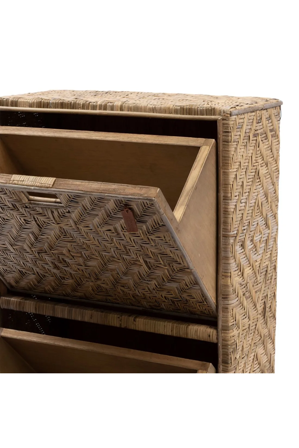 Hand-Woven Rattan Shoe Cabinet | Rivièra Maison Menton | Dutchfurniture.com