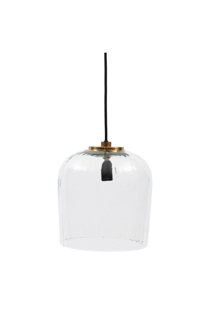 Ribbed Glass Hanging Lamp | Rivièra Maison Menton | Dutchfurniture.com