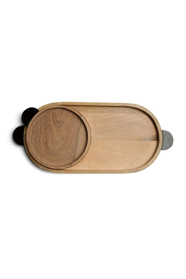 Mango Wood Tray Set (2) | Rivièra Maison Metropolitan | Dutchfurniture.com