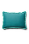 Turquoise Embroidered Cushion Cover | Rivièra Maison Salinas | Dutchfurniture.com
