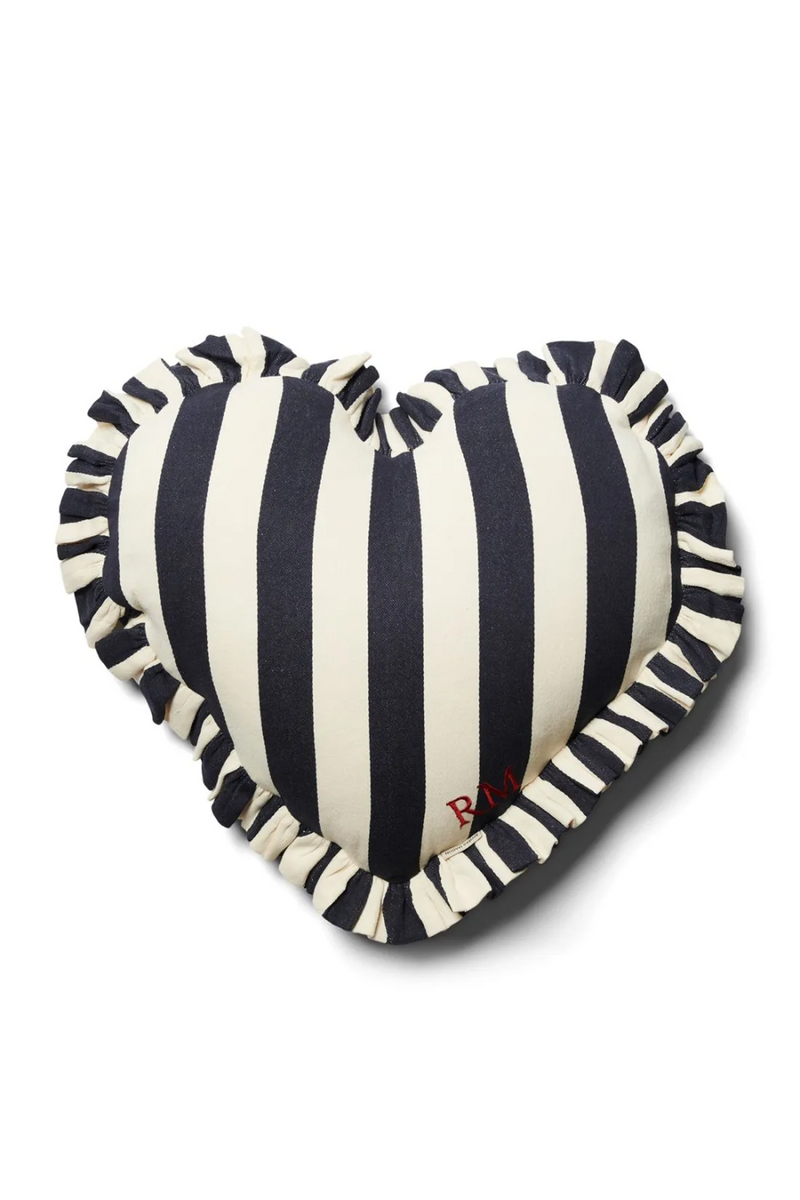 Striped Cotton Pillow | Rivièra Maison Summer Heart | Dutchfurniture.com