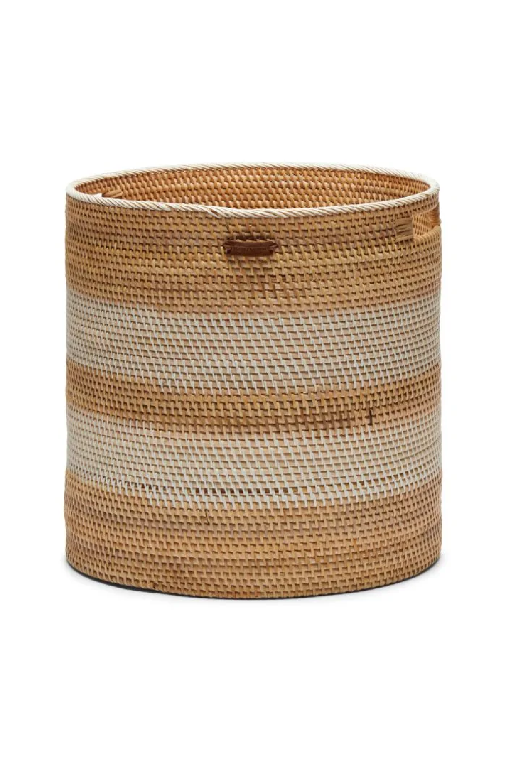 Hand-Woven Rattan Cylindrical Basket | Rivièra Maison Crystal Bay | Dutchfurniture.com