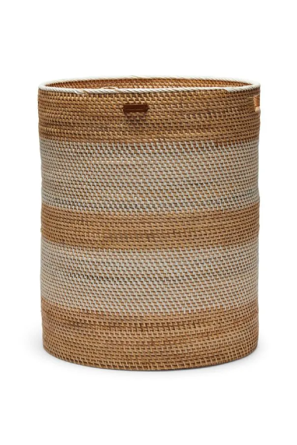 Hand-Woven Rattan Cylindrical Basket | Rivièra Maison Crystal Bay | Dutchfurniture.com