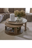 Round Oak Nested Coffee Tables (2) | Rivièra Maison Astoria | Dutchfurniture.com