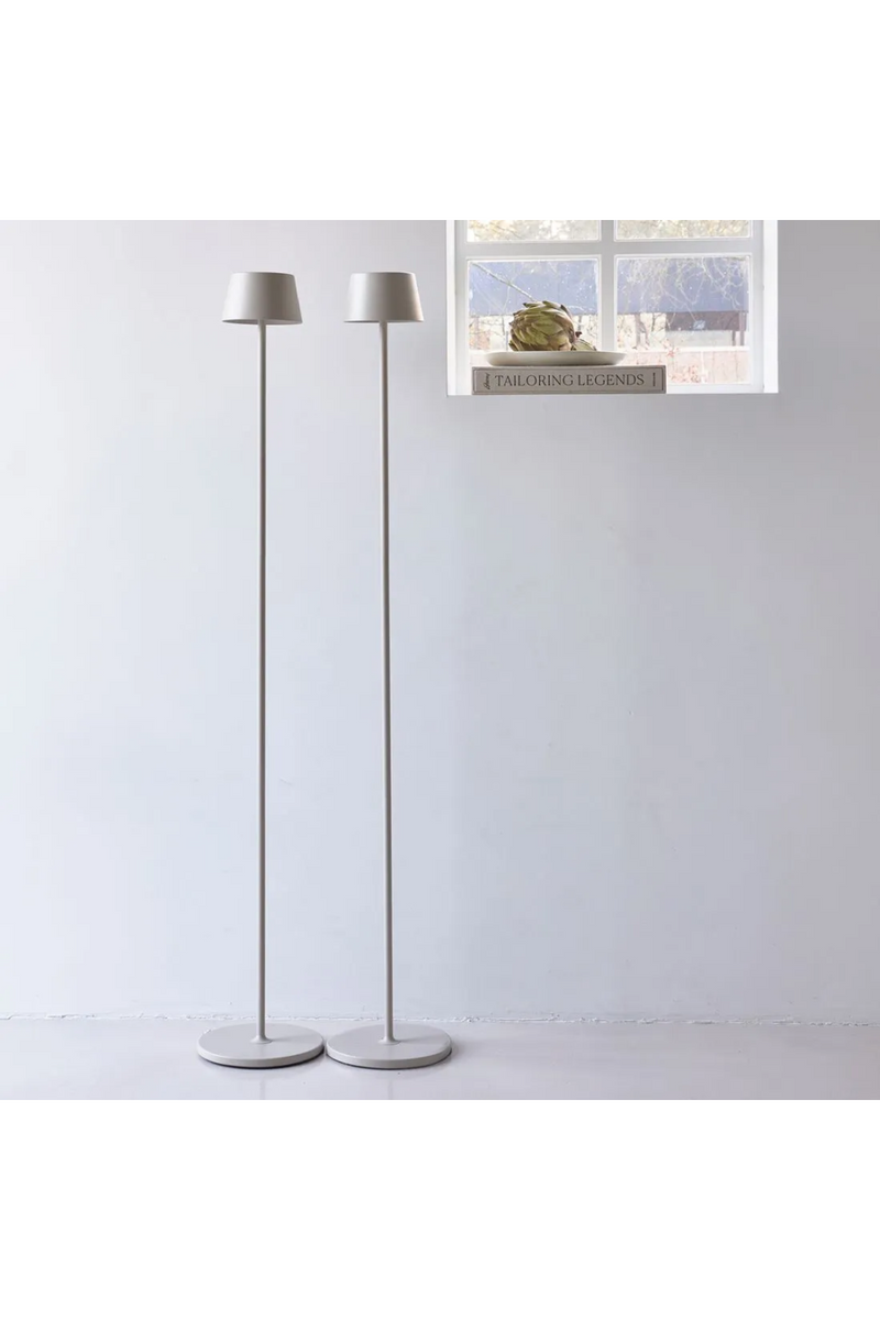 Beige Aluminum Floor Lamp | Rivièra Maison Zaza Luminee | Dutchfurniture.com