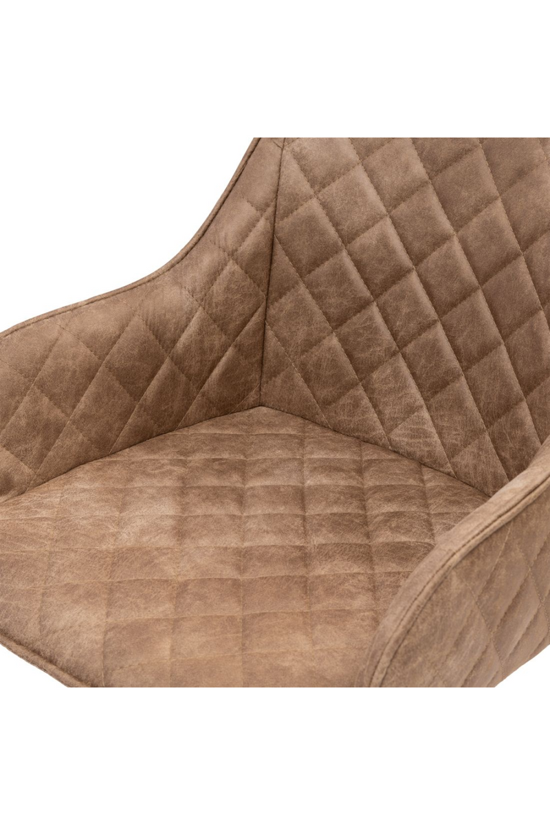 Quilted Leather Counter Stool | Rivièra Maison Frisco Drive | Dutchfurniture.com