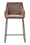 Quilted Velvet Counter Stool | Rivièra Maison Frisco Drive | Dutchfurniture.com