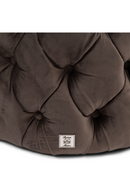 Round Tufted Velvet Footstool | Rivièra Maison Opera | Dutchfurniture.com