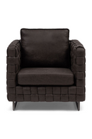 Black Braided Leather Armchair | Rivièra Maison Room 48 | Dutchfurniture.com