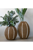 Woven Seagrass Vase M | Rivièra Maison Classic Stripes | Dutchfurniture.com
