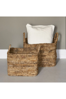 Woven Banana Leaf Basket Set (2) | Rivièra Maison Baille | Dutchfurniture.com