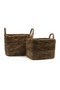 Woven Banana Leaf Basket Set (2) | Rivièra Maison Baille | Dutchfurniture.com