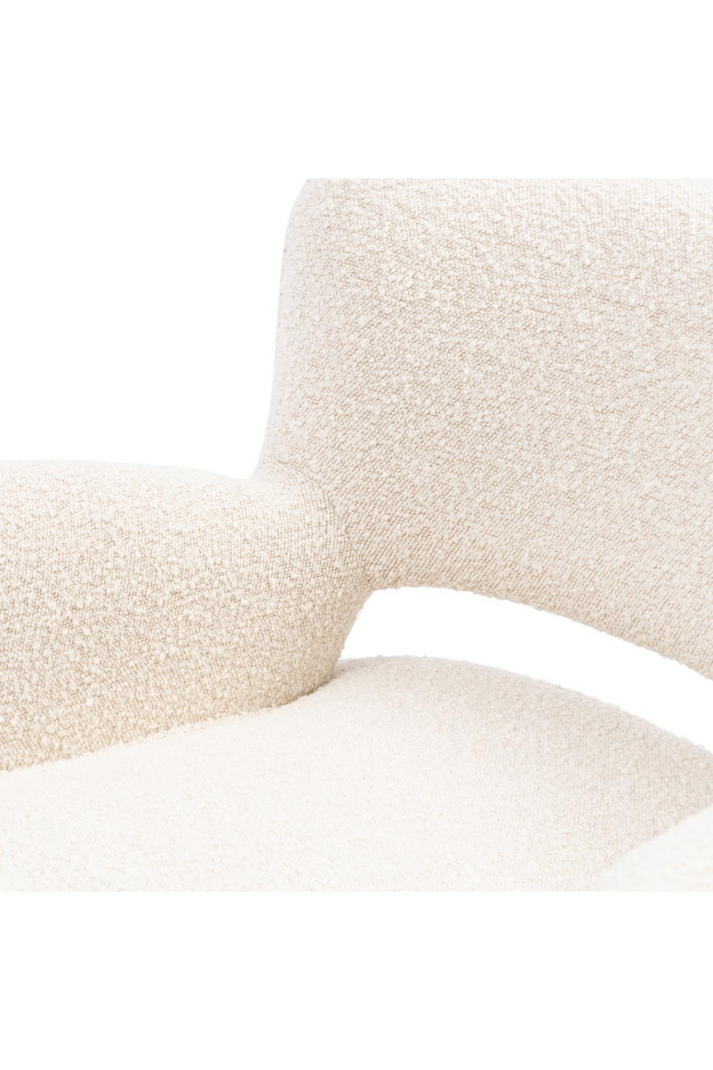 Boucle Upholstered Lounge Armchair | Rivièra Maison Laurel | Dutchfurniture.com