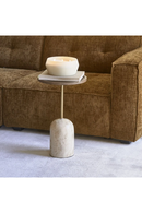 Mango Wood Pedestal Side Table | Rivièra Maison Malibu | Dutchfurniture.com