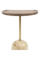 Mango Wood Pedestal Side Table | Rivièra Maison Malibu | Dutchfurniture.com